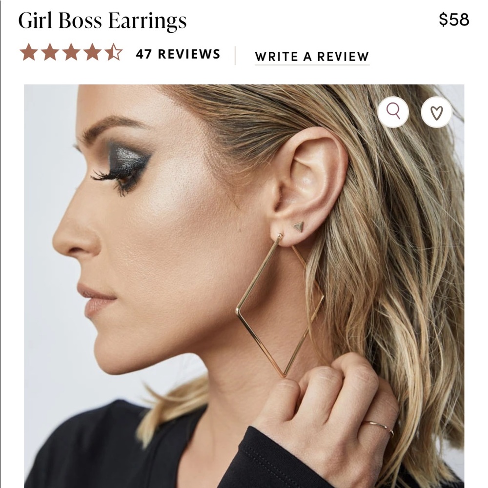 Uncommon James Girl Boss Earrings NWTGS